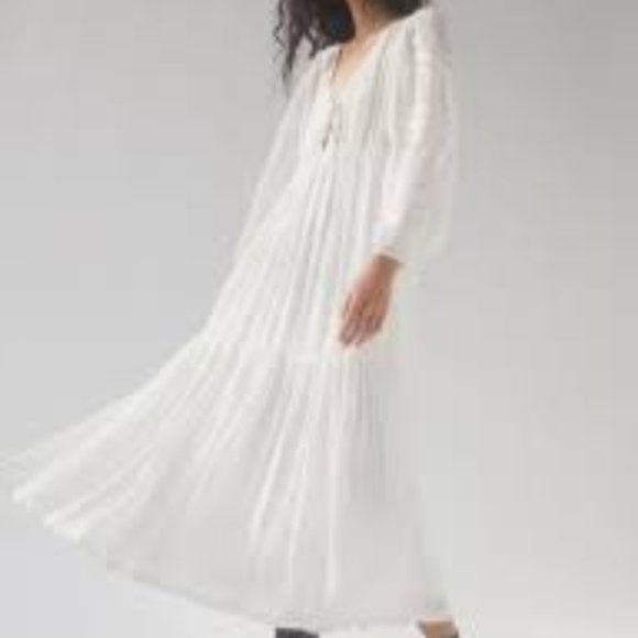 SOLD Wilfred Aritzia White Boho Whimsy Dress NWT MEDIUM - Picture 5 of 6
